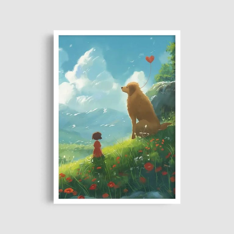 Постер в белой рамке Roomy "Love in Nature"