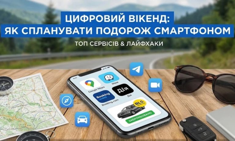 Сам собі турагент: топ сервісів та алгоритмів для організації ідеального вікенду в Україні